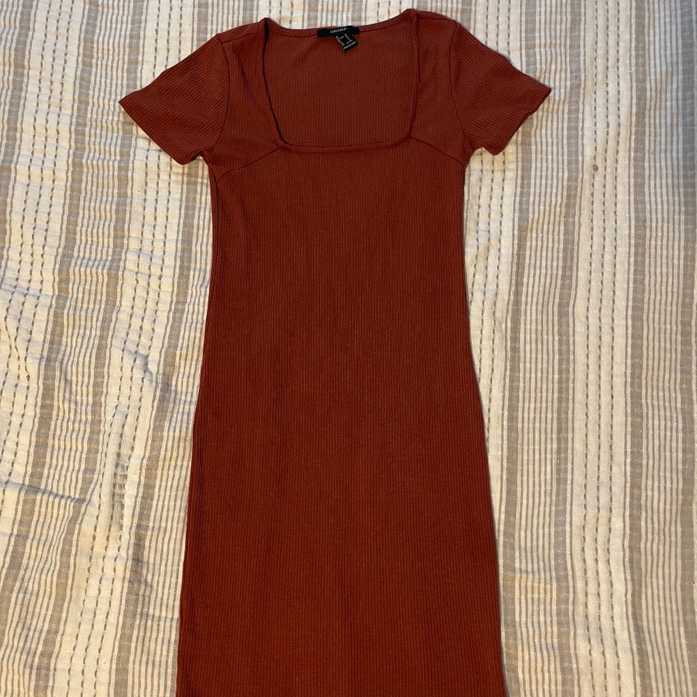Short Sleeve Mini Sweater Dress